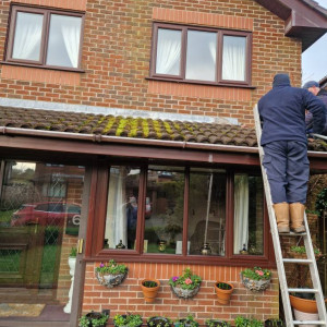 roof being worked on