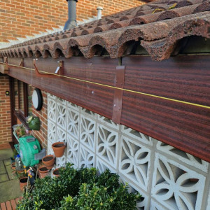 roof guttering prepped