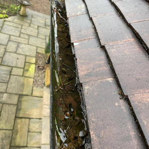 guttering dirty