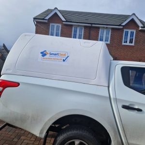 work jeep van rear