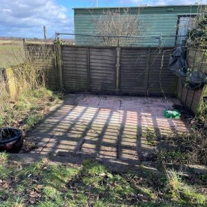 garden cleared